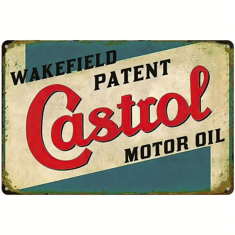 Castrol Motor Oil Reproduction Sign