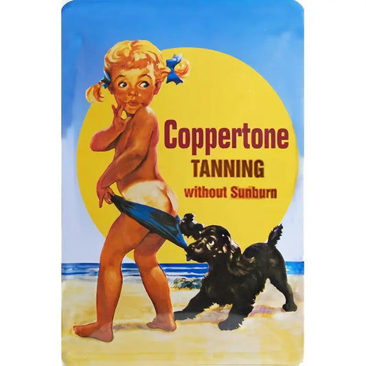 Coppertone Reproduction Sign